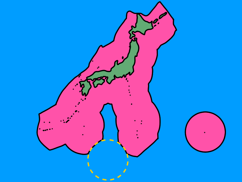 日本の排他的経済水域と沖ノ鳥島