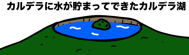 カルデラ湖