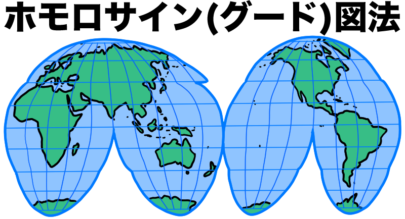 ホモロサイン図法