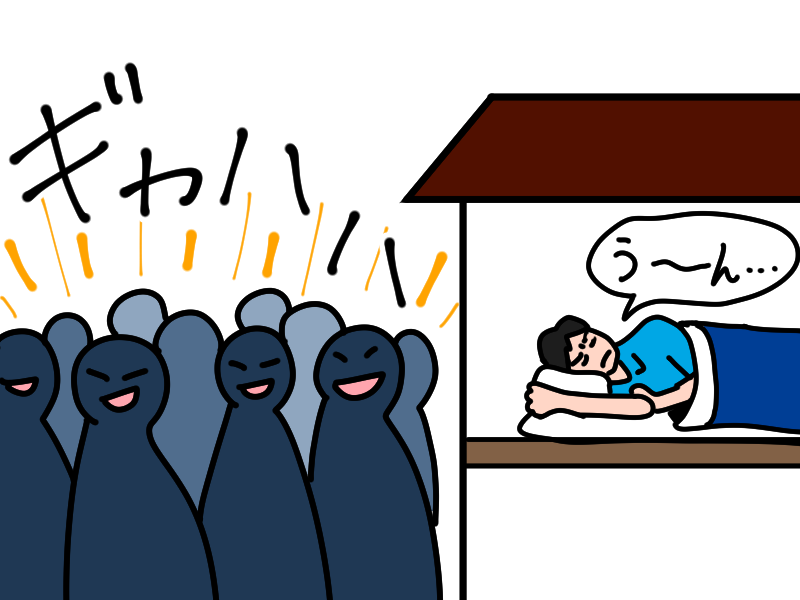 大人数での騒音